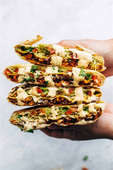 Vegan Crunchwrap Supreme Recipe - Pinch of Yum