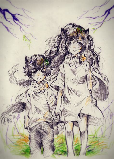 Ame and Yuki - Wolf Children from Ame to Yuki Fan Art (39304743) - Fanpop