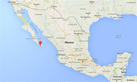 Where is Cabo San Lucas on map Mexico