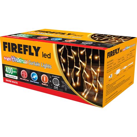 Firefly Curtain Lights 400LED 30W