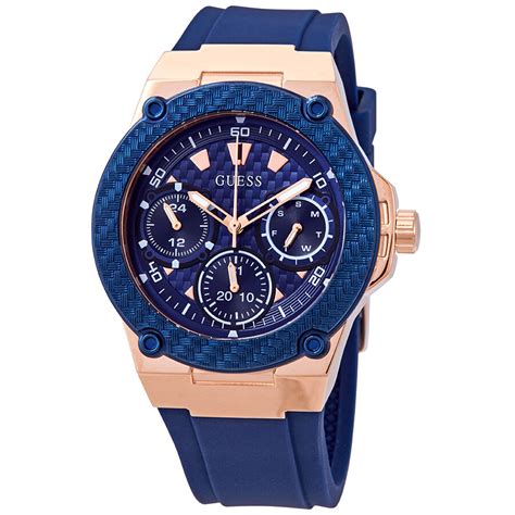 Guess Zena Blue Dial Ladies Watch W1094L2 091661482472 - Watches, Zena - Jomashop