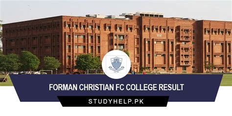 Forman Christian FC College Result 2024