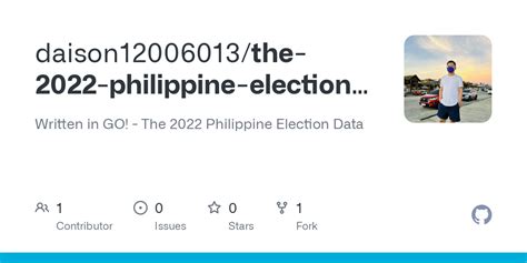 GitHub - daison12006013/the-2022-philippine-election-data: Written in ...