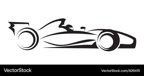 Formula 1 Royalty Free Vector Image - VectorStock