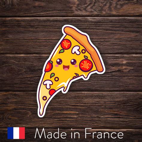 Cute Kawaii Pizza Slice 2 – Lovely Stickers