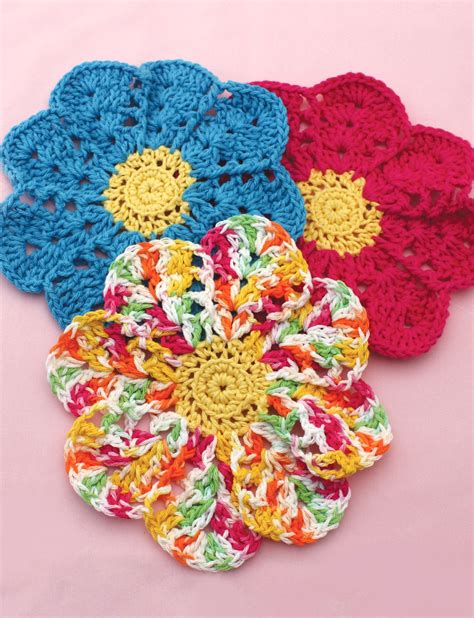 Flower Dishcloth Crochet Pattern - Pattern.rjuuc.edu.np