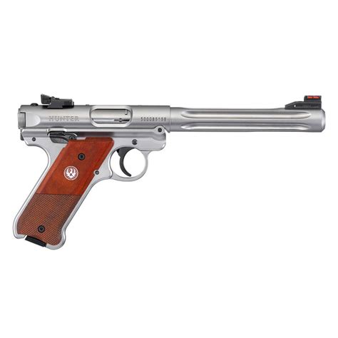 Ruger Mark IV Hunter 22 Long Rifle 6.88in Stainless Pistol - 10+1 Rounds | Sportsman's Warehouse