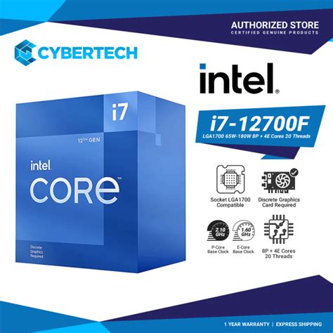 Intel Core I7-12700F Desktop Processor 2.1 Ghz 4.9 Lga 1700 25M Cache ...