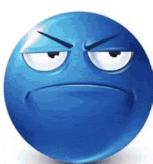 Blue Emoji Angry GIF - Blue Emoji Angry - Discover & Share GIFs