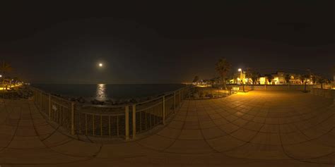 Sea Side Night Full Moon 1 (HDRI 008) - HDR Image by omayolas