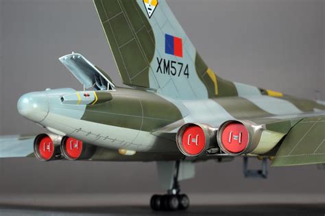 An Airfix's Avro Vulcan model in 1/72 scale