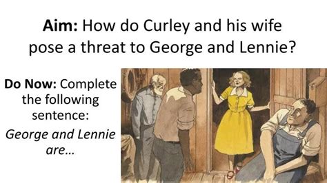 PPT - Aim: How do Curley and his wife pose a threat to George and ...