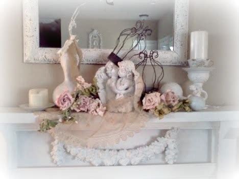 Olivia's Romantic Home: Shabby Chic Fall Mantel