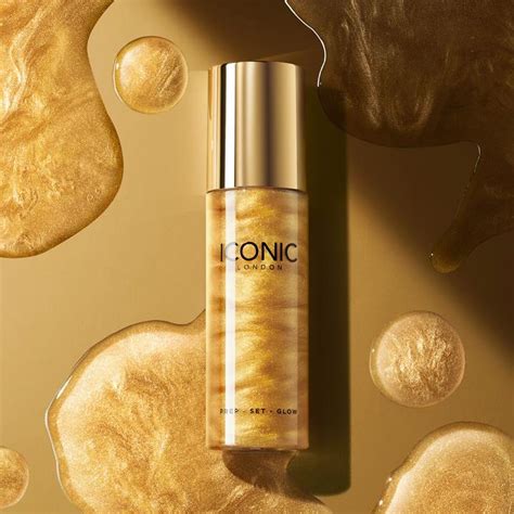 Iconic London Gold Prep Set Glow Setting Spray | Limited Edition August 2020