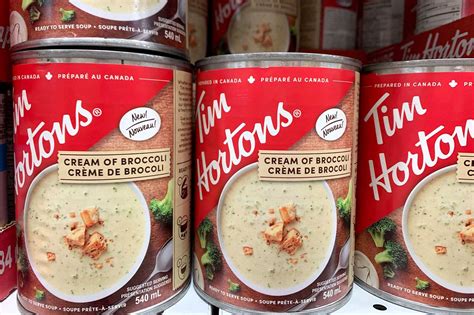 Tim Hortons is now selling canned soup in Toronto supermarkets