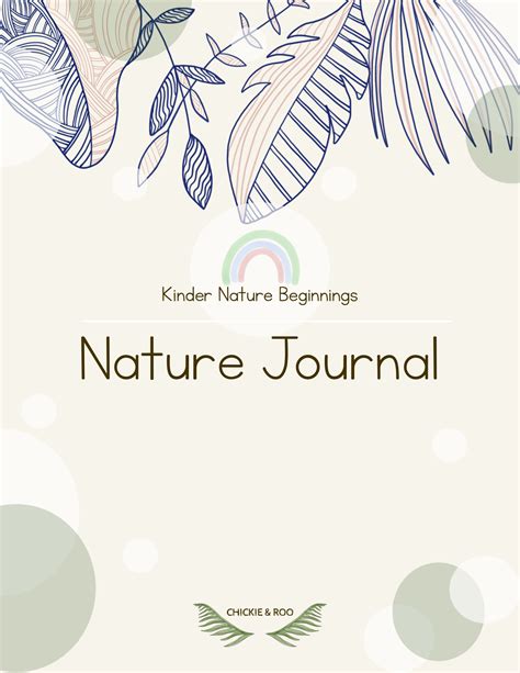 Kinder Nature Beginnings-Nature Journal - Chickie & Roo Homeschool