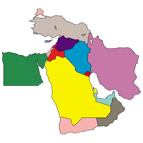 Middle East Map Clip Art - Get Latest Map Update