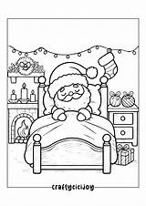 Free Christmas Coloring Book 100% Printable PDF  Crafty Cici Joy sketch template