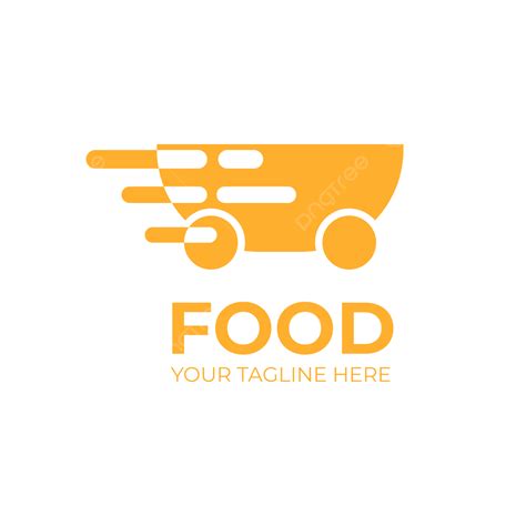 Simple Food Or Cart Logo Vector Design, Food, Logo, Cart PNG and Vector ...