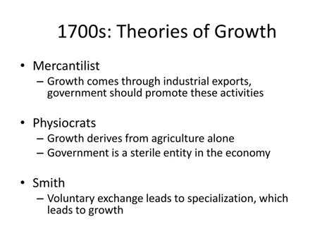 Models of Economic Growth: Smith & The Classics - ppt download