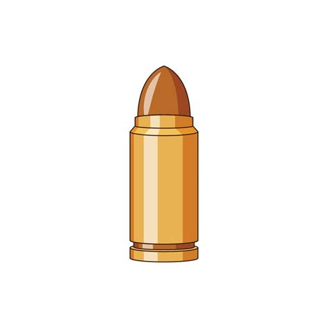 Bullet vector icon isolated on white background. 6600004 Vector Art at ...