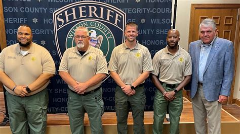 Sheriff Bryan welcomes four new reserve deputies! – Wilson County Sheriff's Office