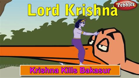 Krishna Kills Bakasur | Lord Krishna Stories Hindi | Krishna Asur Stories | Krishna Balram ...