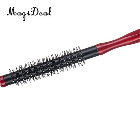 Hair Round Brush Roller Comb Hairbrush for Salon Hairstyle Professional Portable Hairdressing ...