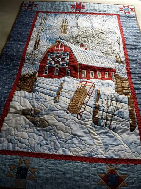 Pin by sonia bisby on Christmas projects | Panel quilts, Quilts, Barn ...
