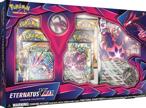 Pokémon Trading Card Game: Eternatus VMAX Premium Collection Box- Includes 6 Booster Packs ...