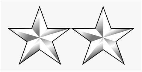 5 Star General Insignia , Free Transparent Clipart - ClipartKey