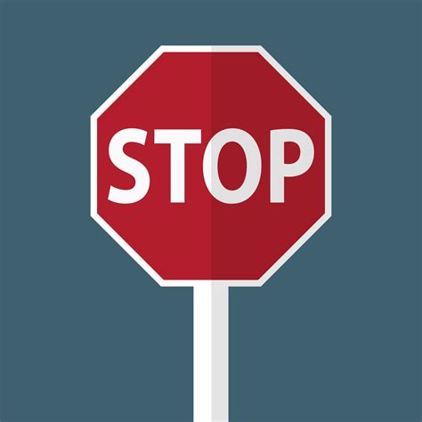 Traffic Road sign Stop warning 2227161 Vector Art at Vecteezy