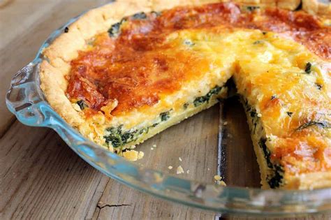 Spinach Quiche with Cornmeal Crust - Rachel Cooks®