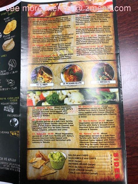 Online Menu of Nellys Taqueria Restaurant, Farmingdale, New York, 11735 ...