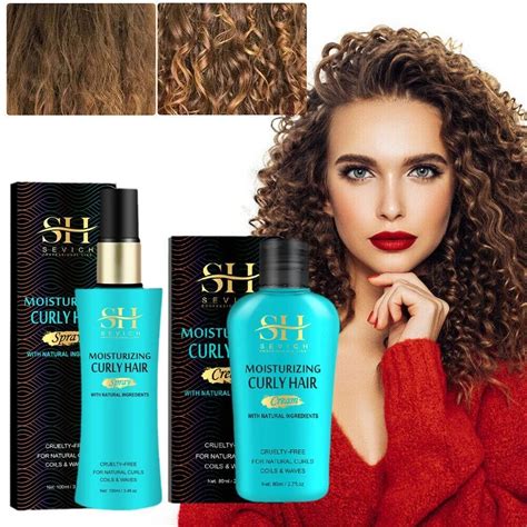 Curly Hair Care Spray Female Deep Curly Hair Treatment Moisturizing Anti frizz Elastin Fragrance ...