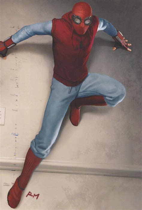 SPIDER-MAN: HOMECOMING Homemade Suit Concept Art Takes Unexpected Inspiration From The '70s TV ...