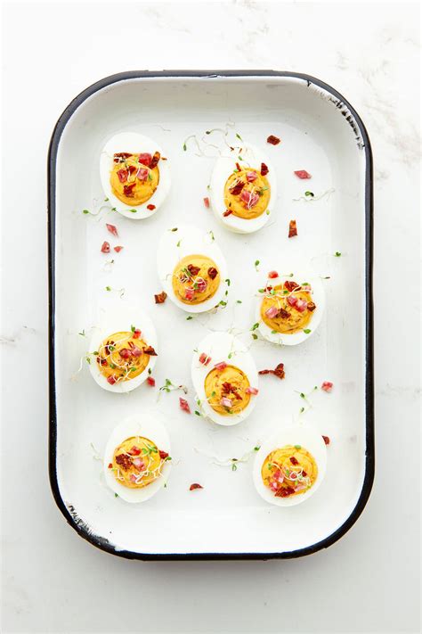 Sriracha Deviled Eggs - Kelly Neil