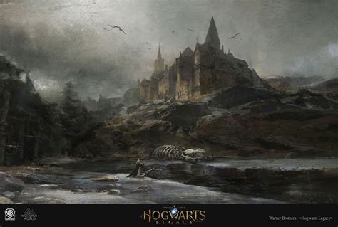 Hogwarts Castle Early Concept Art - Hogwarts Legacy Art Gallery