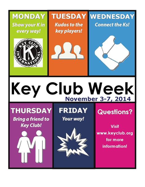 Key Club Week Flyer by New York District of Key Club International - Issuu