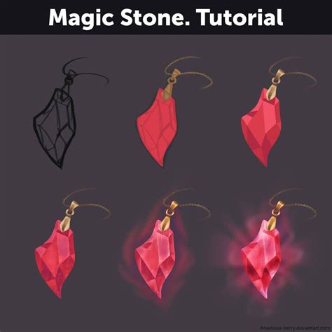 Magic stone tutorial by anastasia berry on deviantart – Artofit