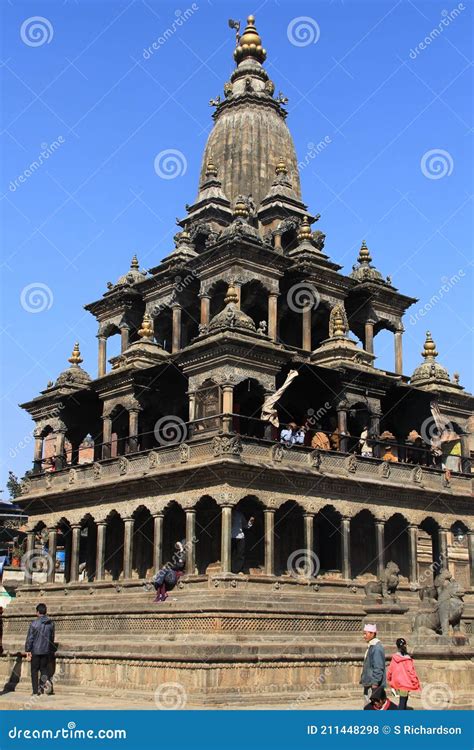 Durbar Square, Patan before the Earthquake Editorial Stock Photo ...