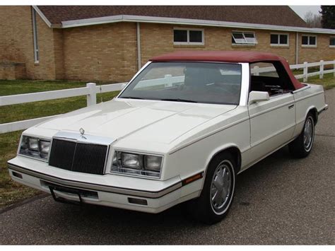 1985 Chrysler LeBaron - Information and photos - MOMENTcar