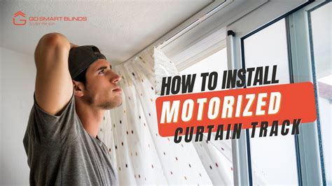 How to Install Motorized Curtain Track - YouTube