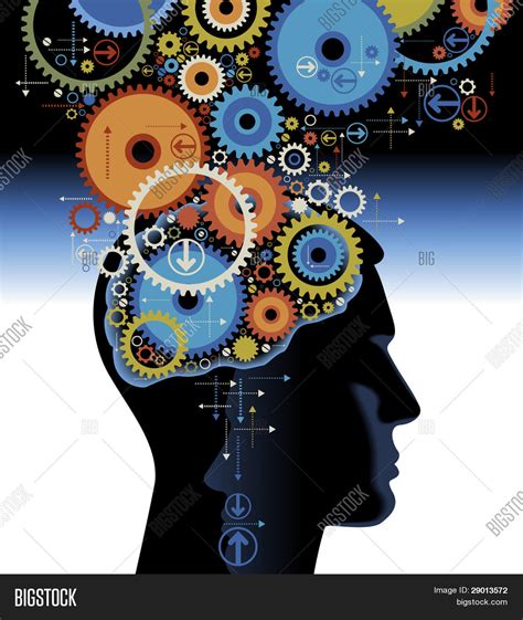 Head Brain Gears Vector & Photo (Free Trial) | Bigstock