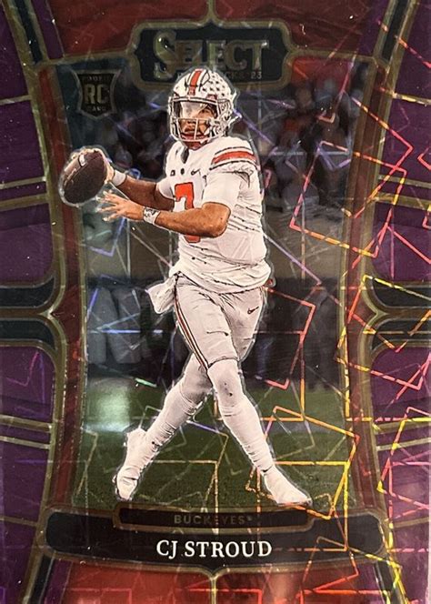 CJ Stroud 2023 Select Draft Picks #2 Concourse Purple Lazer Price Guide - Sports Card Investor