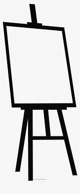 Easel Coloring Page sketch template