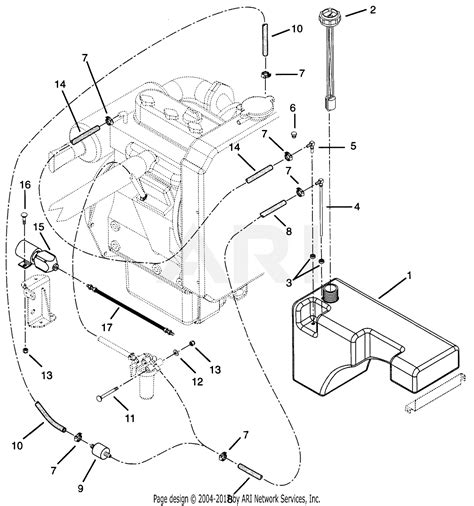 Gravely 990003 (000101 - ) PM-350 21 HP Kubota Parts Diagram for Fuel ...