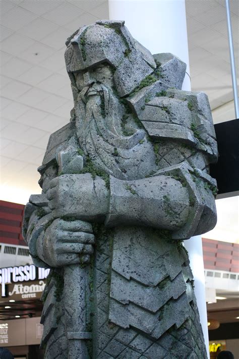 Dwarven statue at Auckland International Airport in NZ | Ancient greek ...