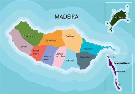 Madeira Map 142332 Vector Art at Vecteezy