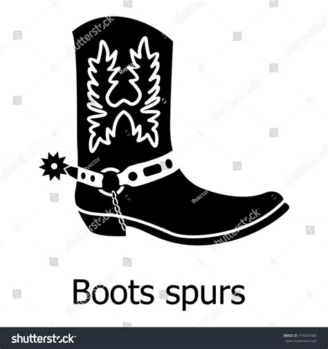 926 Cowboy Boot And Spur Vector Images, Stock Photos & Vectors ...